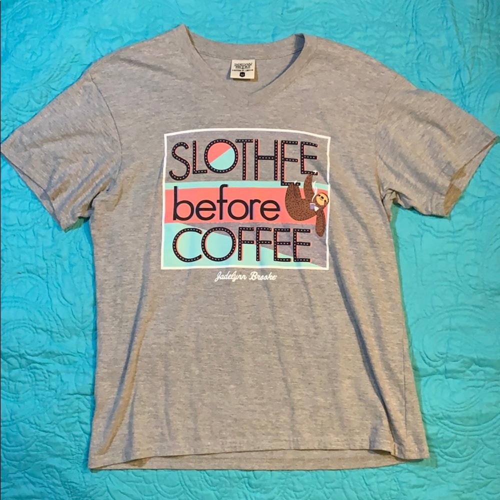 Jadelynn Brooke Grey Short Sleeve Shirt